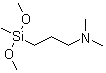 CAS # 67353-42-8, 3-Dimethylaminopropyl(dimethoxy)methylsilane, 3-(Dimethoxymethylsilyl)-N,N-dimethyl-1-propanamine