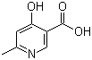 structure of CAS# 67367-33-3, 4-羟基-6-甲基烟酸
