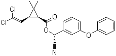 structure of CAS# 67375-30-8, alpha-Cypermethrin