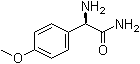 (R)-alpha-氨基-4-甲氧基苯乙酰胺分子结构 (CAS 67412-96-8)