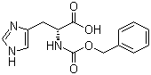 Nalpha-Benzyloxycarbonyl-D-histidine molecular structure (CAS 67424-93-5)