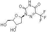 CAS 登录号：6748-61-4 (7234-46-0), 2-(2-脱氧-beta-D-赤式-呋喃戊糖基)-6-(三氟甲基)-1,2,4-三嗪-3,5(2H,4H)-二酮