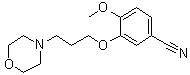 CAS 登录号：675126-28-0, 4-甲氧基-3-[3-(4-吗啉基)丙氧基]苯甲腈