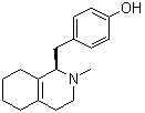 (R)-4-[(1,2,3,4,5,6,7,8-Octahydro-2-methyl-1-isoquinolinyl)methyl]phenol molecular structure (CAS 67553-46-2)