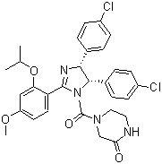 Nutlin 3b molecular structure (CAS 675576-97-3)