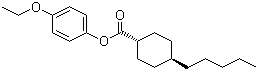 structure of CAS# 67589-53-1, 4-Ethoxyphenyl trans-4-pentylcyclohexylcarboxylate
