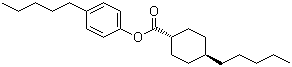 structure of CAS# 67589-72-4, 4-Pentylphenyl trans-4-pentylcyclohexylcarboxylate