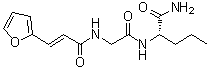 CAS 登录号：67607-50-5, N-[3-(2-呋喃基)-1-氧代-2-丙烯-1-基]甘氨酰-L-正缬氨酰胺