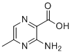 3-氨基-5-甲基吡嗪-2-羧酸分子结构 (CAS 6761-50-8)
