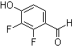 structure of CAS# 676500-39-3, 2,3-Difluoro-4-hydroxybenzaldehyde