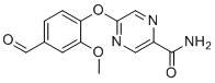 CAS 登录号：676500-66-6, 5-(4-甲酰基-2-甲氧基苯氧基)-2-吡嗪甲酰胺