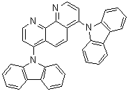 structure of CAS# 676542-82-8, 4,7-Di-9H-carbazol-9-yl-1,10-phenanthroline