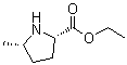 structure of CAS# 676560-84-2, (2S,5S)-5-甲基吡咯烷-2-羧酸乙酯