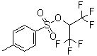 structure of CAS# 67674-48-0, 2,2,2-Trifluoro-1-(trifluoromethyl)ethyl tosylate