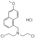 CAS 登录号：67684-81-5, N,N-二(2-氯乙基)-6-甲氧基-1-萘甲胺盐酸盐