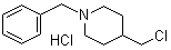 structure of CAS# 67686-03-7, 1-Benzyl-4-chloromethylpiperidine hydrochloride