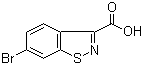 structure of CAS# 677304-75-5, 6-Bromo-1,2-benzisothiazole-3-carboxylic acid