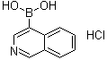structure of CAS# 677702-23-7, Isoquinolin-4-ylboronic acid hydrochloride