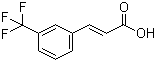 (E)-3-(Trifluoromethyl)cinnamic acid molecular structure (CAS 67801-07-4)