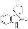 structure of CAS# 6786-41-0, 螺[3H-吲哚-3,3'-吡咯烷]-2(1H)-酮