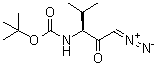 CAS # 67865-71-8, N-[(1S)-3-Diazo-1-(1-methylethyl)-2-oxopropyl]carbamic acid 1,1-dimethylethyl ester
