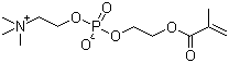 structure of CAS# 67881-98-5, 2-Methacryloyloxyethyl phosphorylcholine