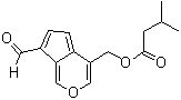 CAS # 67910-07-0, Homobaldrinal, 3-Methyl-butanoic acid (7-formylcyclopenta[c]pyran-4-yl)methyl ester