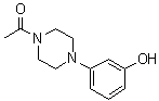 CAS # 67915-02-0, 3-[4-(Acetyl)piperazin-1-yl]phenol, 1-[4-(3-Hydroxyphenyl)-1-piperazinyl]ethanone