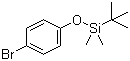 (4-溴苯氧基)叔丁基二甲基硅烷分子结构 (CAS 67963-68-2)