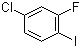 structure of CAS# 6797-79-1, 4-Chloro-2-fluoroiodobenzene