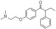 1-[4-[2-(Dimethylamino)ethoxy]phenyl]-2-phenyl-1-butanone molecular structure (CAS 68047-07-4)