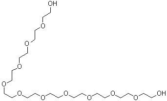 structure of CAS# 6809-70-7, 3,6,9,12,15,18,21,24,27,30-十氧杂三十二烷-1,32-二醇