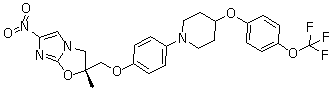 Delamanid molecular structure (CAS 681492-22-8)