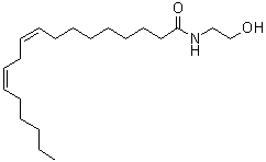 structure of CAS# 68171-52-8, N-亚麻油酰基乙醇胺