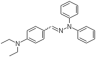 structure of CAS# 68189-23-1, 4-(Diethylamino)benzaldehyde-1,1-diphenylhydrazone