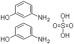 structure of CAS# 68239-81-6, 3-Aminophenol hemisulfate