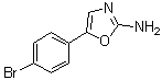 5-(4-溴苯基)-1,3-恶唑-2-胺分子结构 (CAS 6826-26-2)