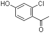 structure of CAS# 68301-59-7, 2'-Chloro-4'-hydroxyacetophenone