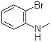 2-溴-N-甲基苯胺分子结构 (CAS 6832-87-7)