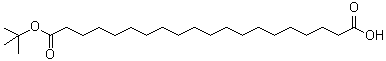 Eicosanedioic acid mono(1,1-dimethylethyl) ester molecular structure (CAS 683239-16-9)
