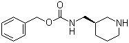[(3R)-3-哌啶基甲基]氨基甲酸苯甲酯分子结构 (CAS 683269-48-9)