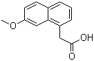 structure of CAS# 6836-22-2, 7-Methoxy-1-naphthaleneacetic acid
