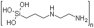 3-[(2-氨基乙基)氨基]丙基]硅烷三醇均聚物分子结构 (CAS 68400-09-9)