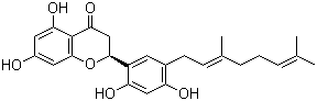 桑黄酮 E分子结构 (CAS 68401-05-8)