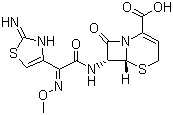 structure of CAS# 68401-81-0, Ceftizoxime