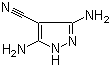 3,5-二氨基-1H-吡唑-4-甲腈分子结构 (CAS 6844-58-2)
