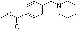 4-(1-哌啶基甲基)苯甲酸甲酯分子结构 (CAS 68453-37-2)