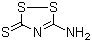 3-Amino-1,2,4-dithiazole-5-thione molecular structure (CAS 6846-35-1)