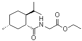 N-[[(1R,2S,5R)-5-Methyl-2-(1-methylethyl)cyclohexyl]carbonyl]glycine ethyl ester molecular structure (CAS 68489-14-5)