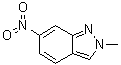 2-甲基-6-硝基-2H-吲唑分子结构 (CAS 6850-22-2)